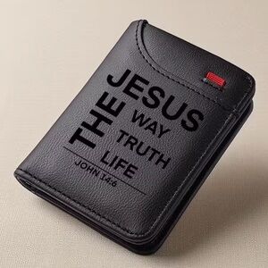 Religious Black Men’s Wallet